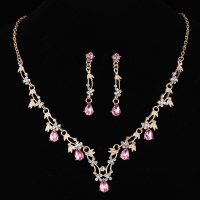 SET722 - Cross-Border Simple Bridal Jewelry Set